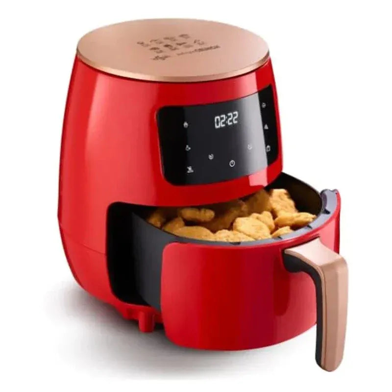 Friteuză cu Aer Cald 6L – 2400W, Touch LCD, Gătit Sănătos fără Ulei - imagine 2
