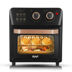 Friteuză cu Aer Cald 8L, 1250W, Control Mecanic, Fereastră de Vizualizare, Gătire fără Ulei