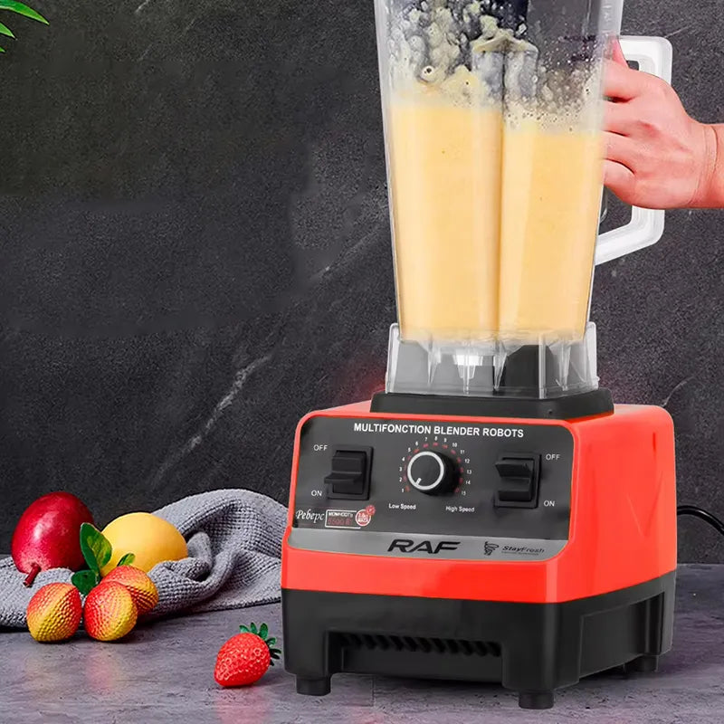 Blender Profesional 1800W, Vas 2.5L, 6 Lame din Inox, Control Variabil al Vitezei și Funcție Pulse - imagine 4