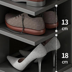 Pantofar Dublu Spatios cu 7 Etaje, Elegant si Versatil, Negru
