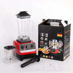 Blender 2-în-1 2000W cu Lame din Oțel Inoxidabil și Recipient de 2L