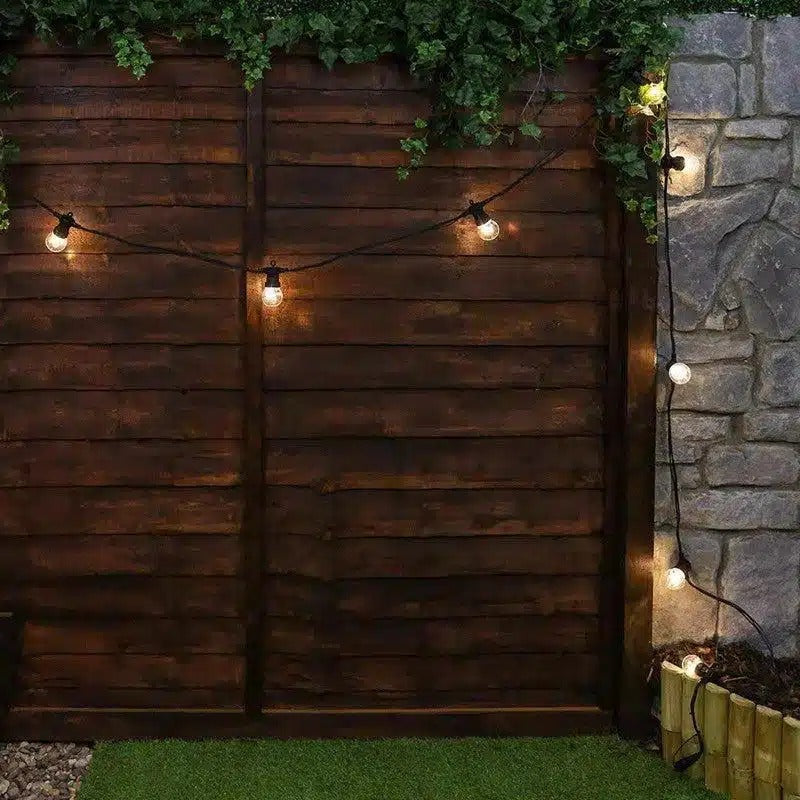 Ghirlandă Luminoasă Exterior 10m cu 10 Becuri LED E27 pentru Terasă și Grădină - imagine 4