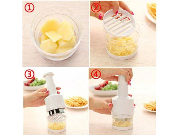 Feliator manual pentru legume si usturoi cu lame din inox - imagine 7