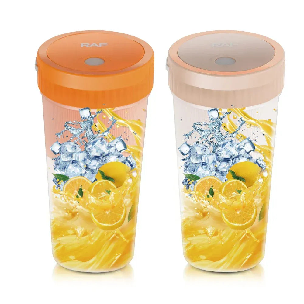 Blender Portabil Reîncărcabil USB 300ml, 6 Lame din Inox, pentru Smoothie și Shake - imagine 3