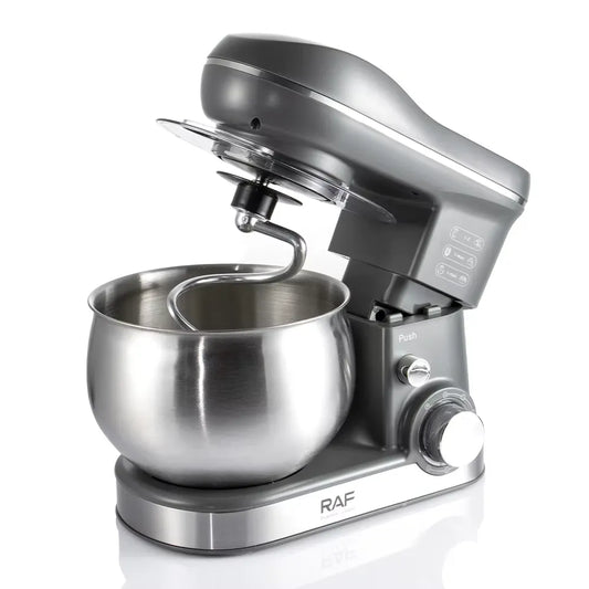 Mixer Planetar 8L, 1800W, Bol din Inox, 6 Viteze, pentru Frământare, Mixare și Batere - imagine 2