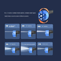 Aparat de Spălat cu Presiune Electric 48V – 2 Baterii, 6 Moduri Ajustabile, 26 Bar, Portabil