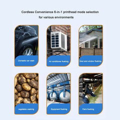 Aparat de Spălat cu Presiune Electric 48V – 2 Baterii, 6 Moduri Ajustabile, 26 Bar, Portabil