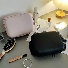 Geantă Organizator Machiaj cu Oglindă LED – Portabilă, Compartimentare Reglabilă - imagine 3