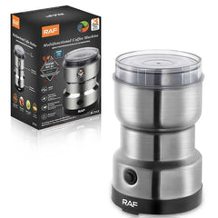 Râșniță Electrică 300W, Recipient din Inox, Lame din Oțel Inoxidabil, pentru Cafea, Condimente și Semințe