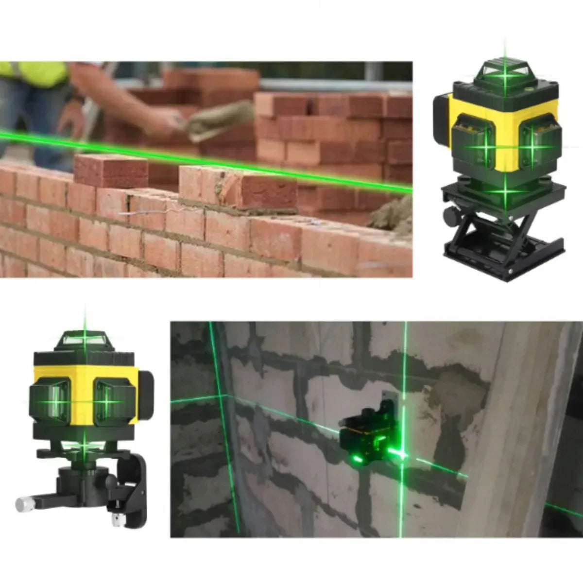 Nivelă Laser Profesională 4D cu 16 Linii Verzi – Precizie Ridicată și Autonivelare - imagine 7