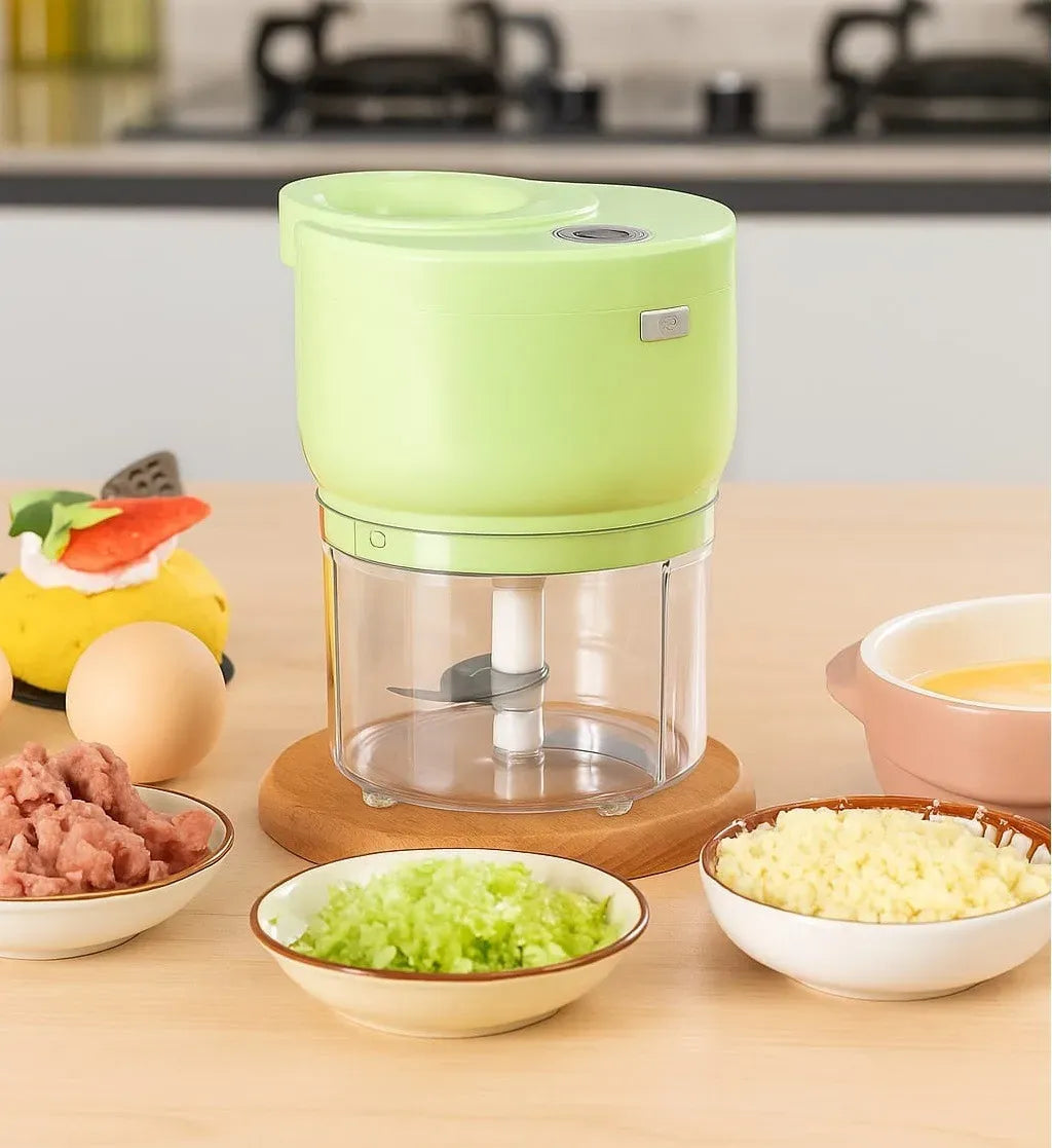 Procesor Multifuncțional Alimente – Tocător Electric Reîncărcabil 500 ml