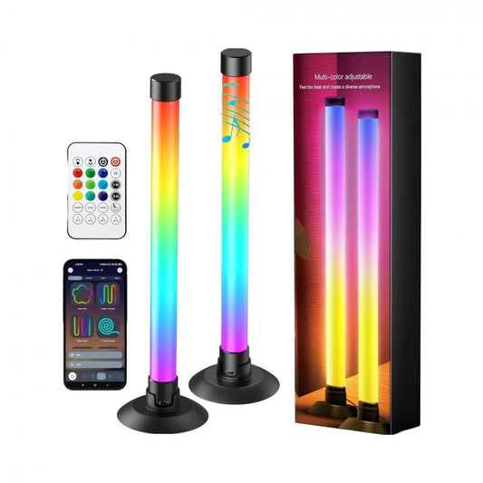 Set 2 bare LED RGB inteligente pentru ambient gaming si entertainment