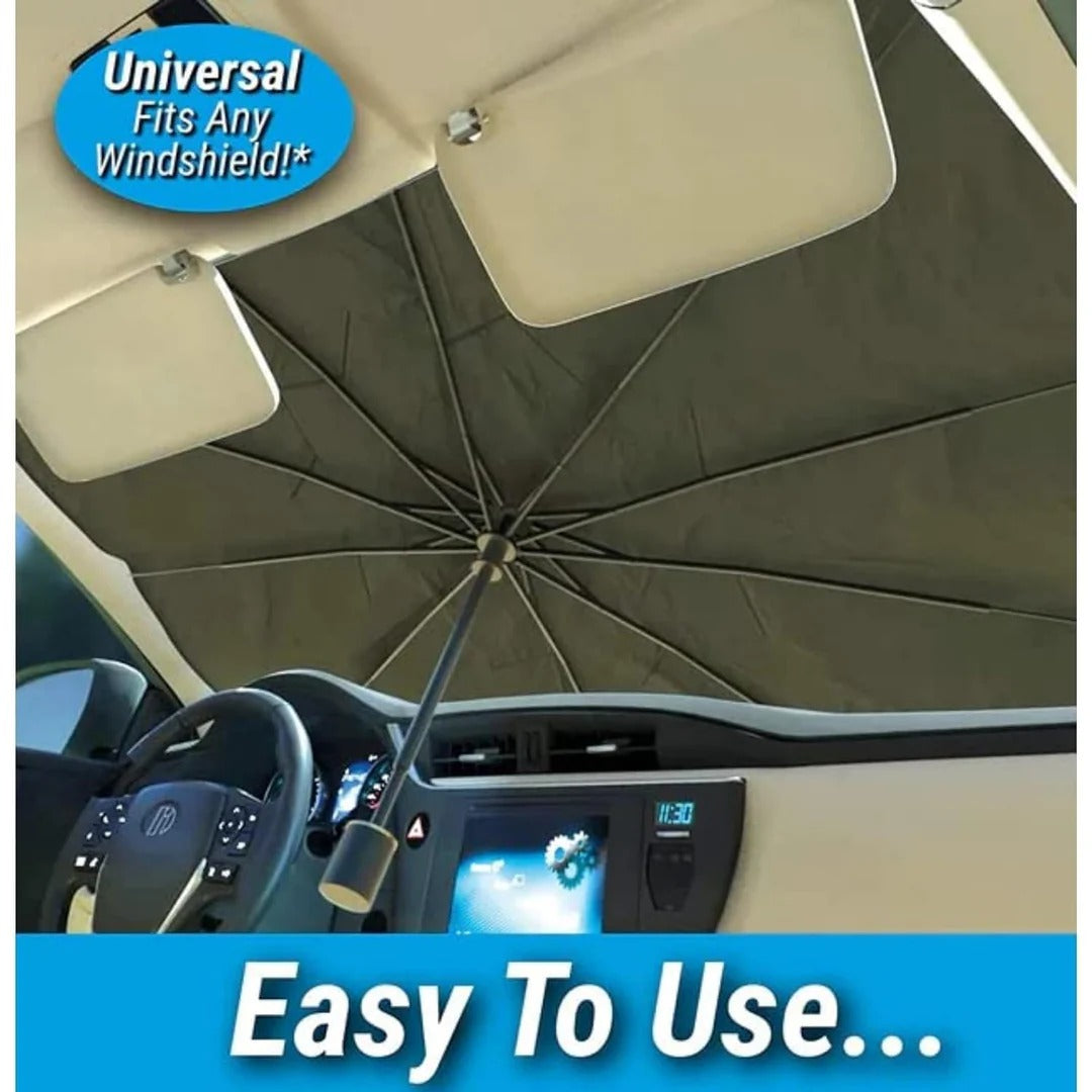 Umbrelă Parasolar pentru Parbriz Auto cu Protecție UV - imagine 5