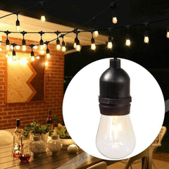 Ghirlandă Luminoasă Exterior 10m cu 20 Becuri LED E27 pentru Terasă și Grădină - imagine 5