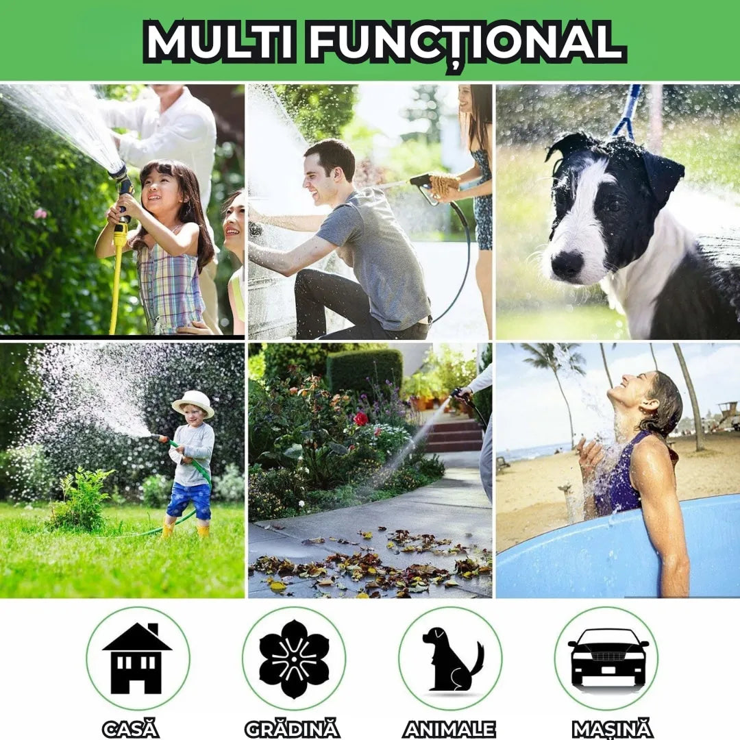 Furtun de Grădină Extensibil 60Metri Cu Pistol de pulverizare - imagine 11