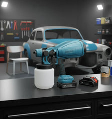 Pistol pentru Vopsit Profesional Fără Fir 48V, 210W – Rezervor 800 ml