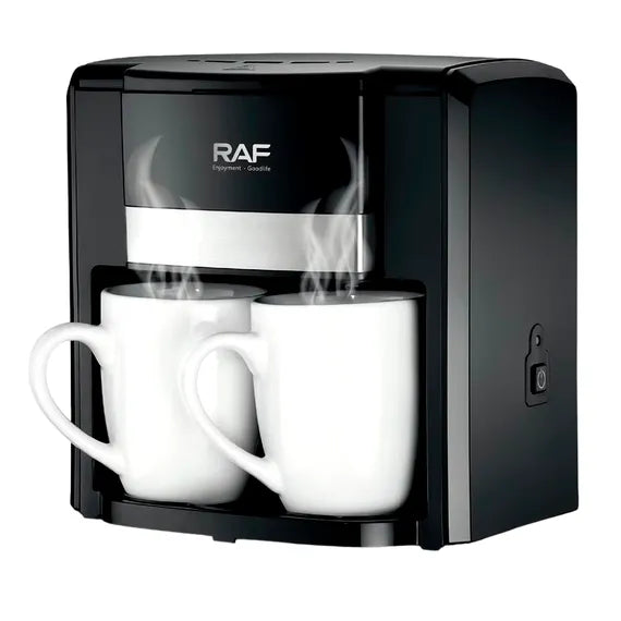 Mini Cafetieră Electrică, 600W, Cană din Sticlă, Filtru Reutilizabil, Design Compact - imagine 2