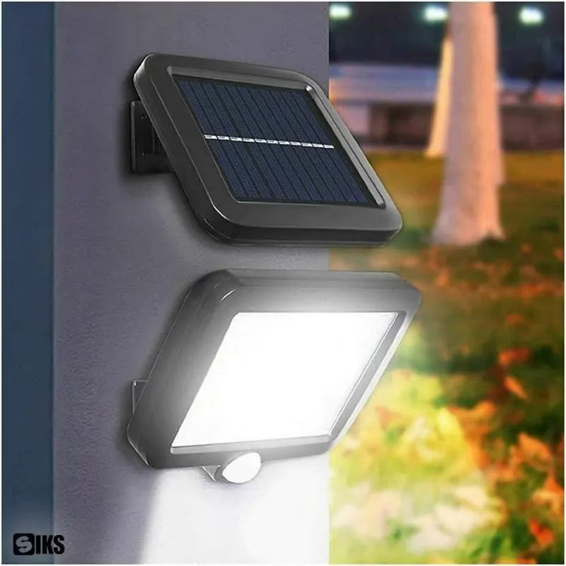 Lampa solara LED, senzor de miscare si lumina, 260 LM, rezistenta la apa - imagine 2