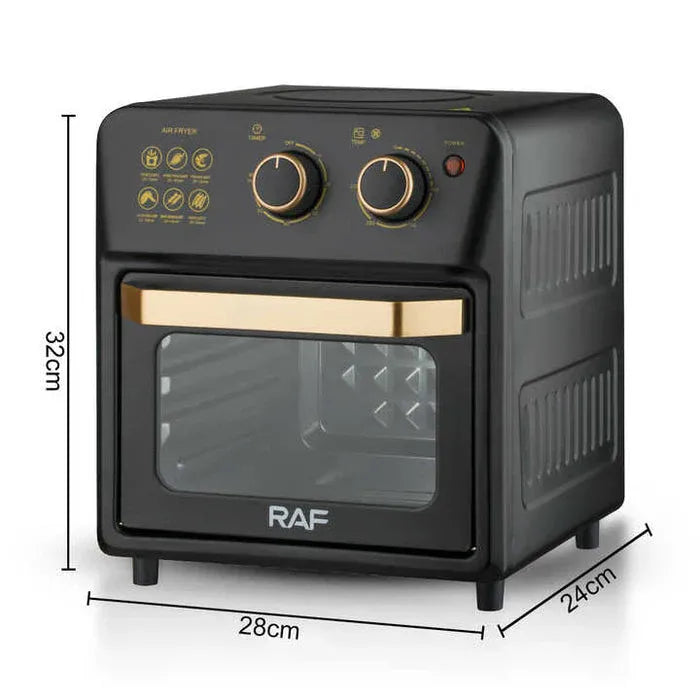 Friteuză cu Aer Cald 8L, 1250W, Control Mecanic, Fereastră de Vizualizare, Gătire fără Ulei - imagine 3