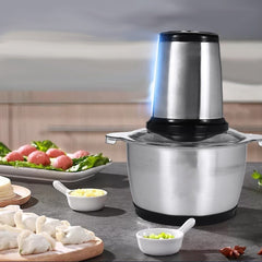 Tocător Electric 250W 3L din Inox pentru Mărunțire Rapidă