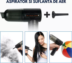 Suflantă și Aspirator Fără Fir 2-în-1
