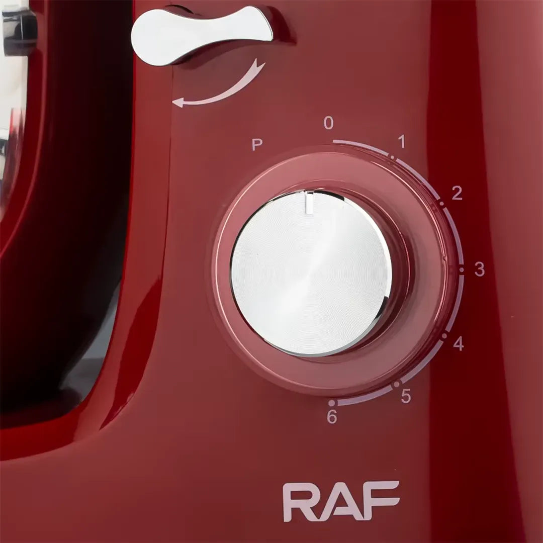 Mixer Planetar 4 în 1 cu Bol 6L, 1400W, Frământare, Mixare și Tel pentru Ouă, 6 Viteze - imagine 3