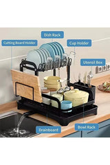 Scurgator de vase cu 2 nivele, multifunctional pentru bucatarie