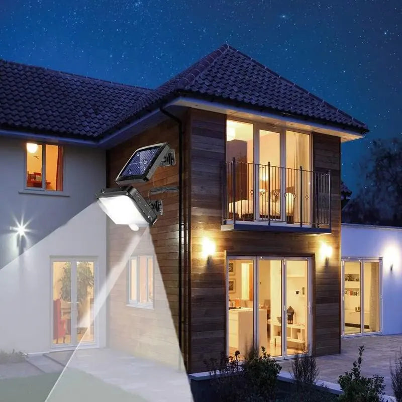 Lampa solara LED, senzor de miscare si lumina, 260 LM, rezistenta la apa - imagine 3