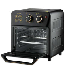 Friteuză cu Aer Cald 8L, 1250W, Control Mecanic, Fereastră de Vizualizare, Gătire fără Ulei
