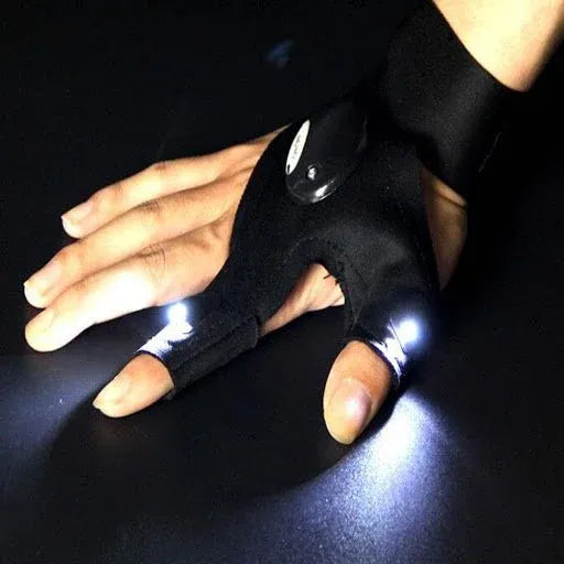 Mănușă cu Lanternă LED – 2 LED-uri Integrate