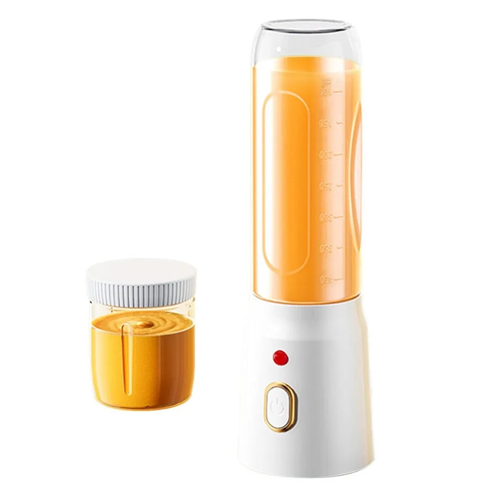 Set blender portabil 40W, 10 lame, 1500mAh, alb - imagine 8