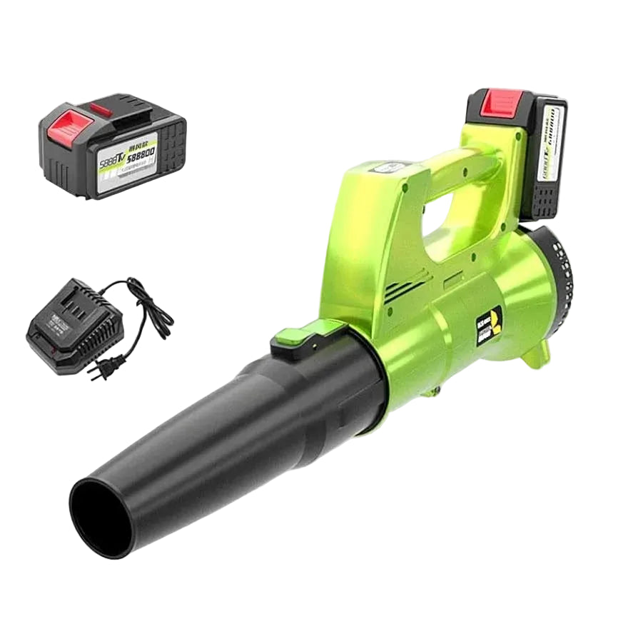 Suflantă Electrică de Frunze cu 2 Acumulatori – Putere Mare 3500W, 12.000 RPM