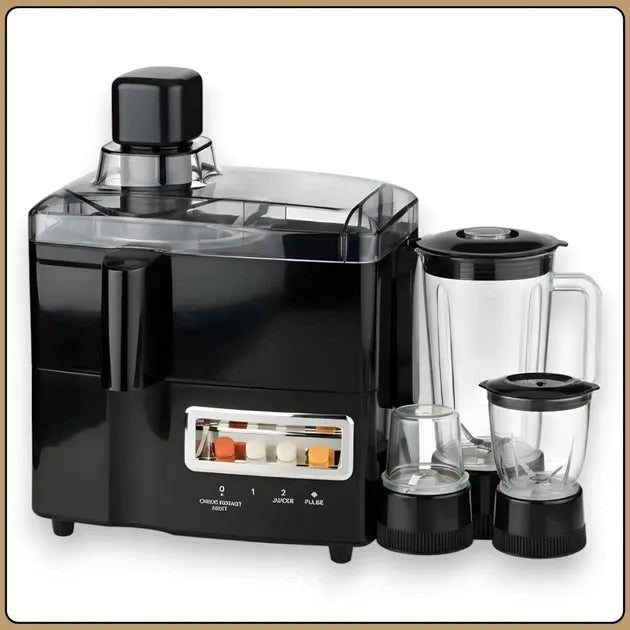 Robot de Bucătărie 4 în 1, 700W, Blender 1.25L, Storcător Fructe, Tocător și Râșniță - imagine 2