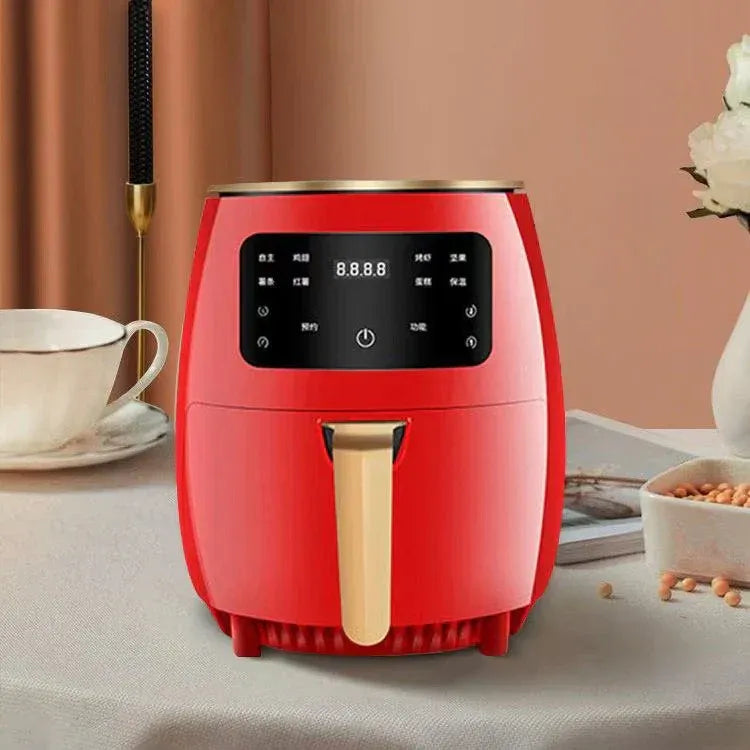 Friteuză cu Aer Cald 6L – 2400W, Touch LCD, Gătit Sănătos fără Ulei - imagine 3