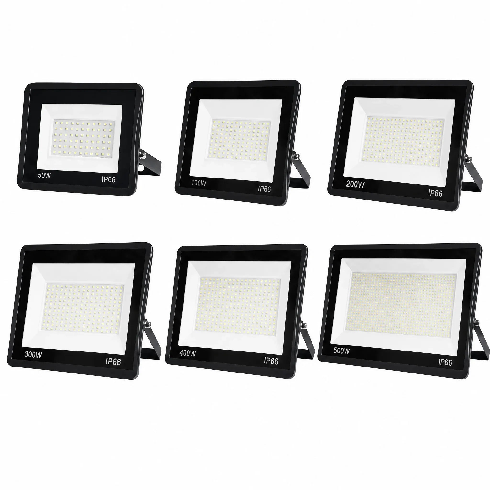 Proiector LED JORTAN Exterior 200W, Alimentare 220V, Lumina Calda, Carcasa Aluminiu, IP66