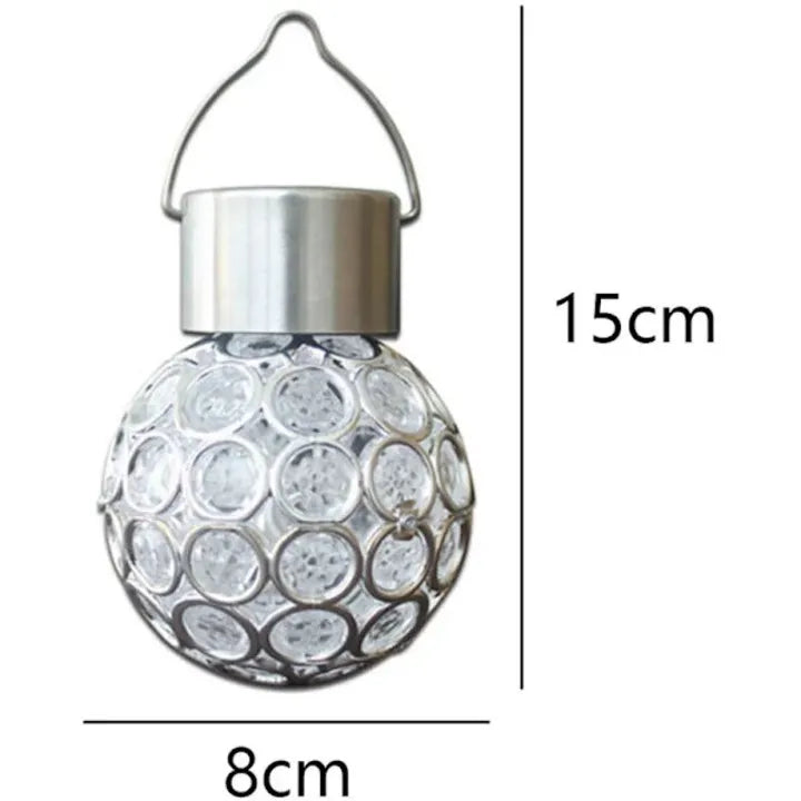 Lampă Solară LED Decorativă Tip Balon, Iluminare Multicoloră RGB, Rezistentă la Apă, pentru Grădină și Terasă - imagine 3