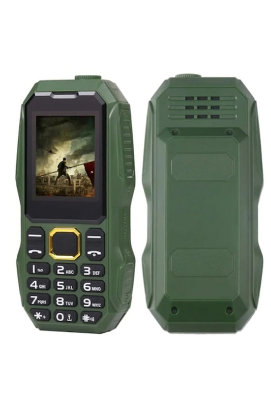 Telefon Militar Rezistent, Dual Sim, Baterie 13000 Mah, Display Color, Lanterna, Rezistent La Socuri