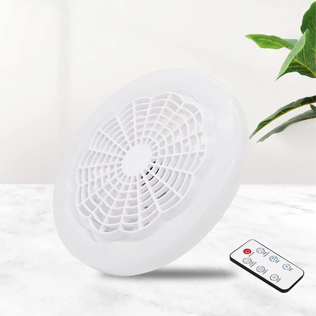 Lampa LED cu ventilator 30W si telecomanda pentru confort si iluminare - imagine 6