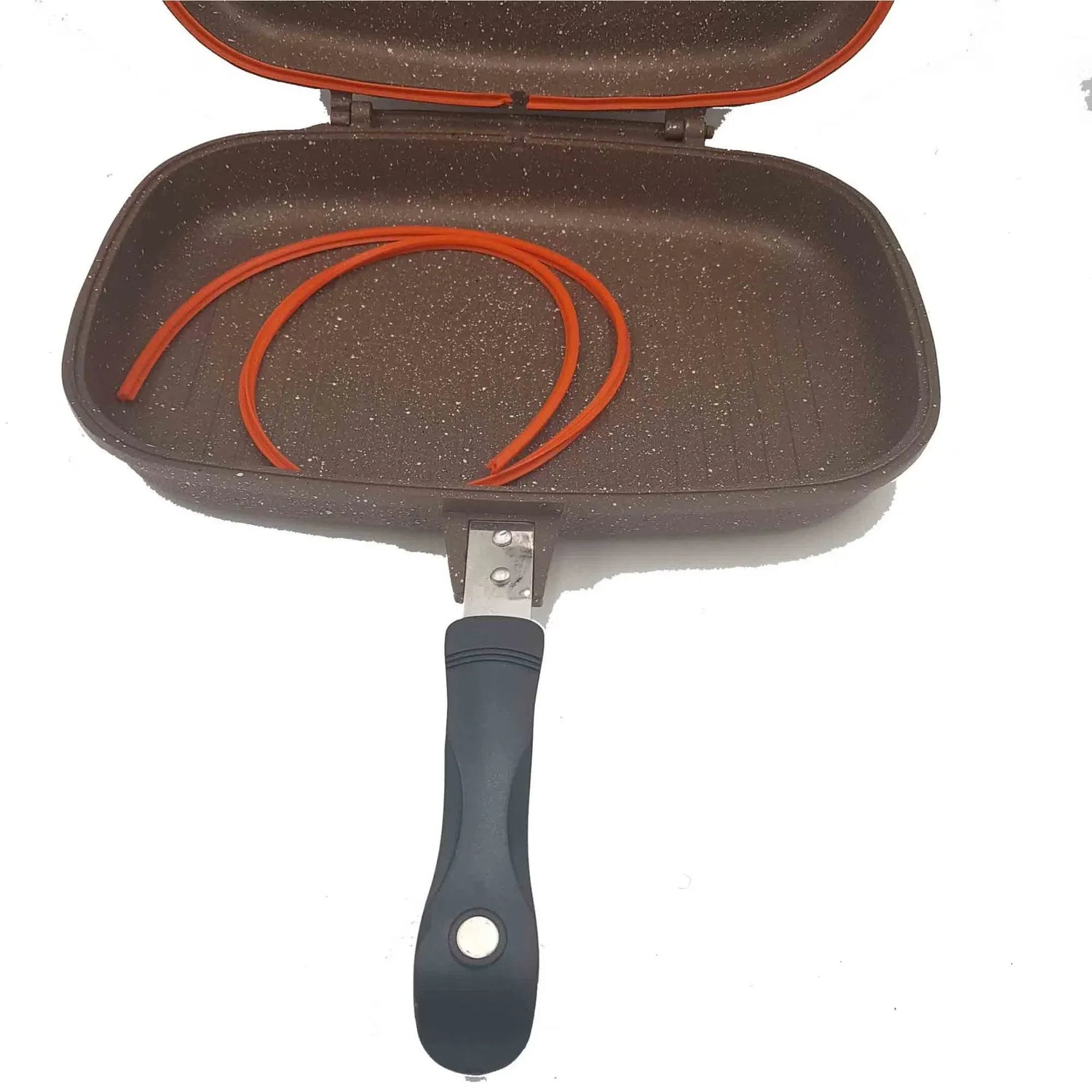 Tigaie Dublă cu Interior Antiaderent, Garnitură din Silicon, 36 cm - imagine 8