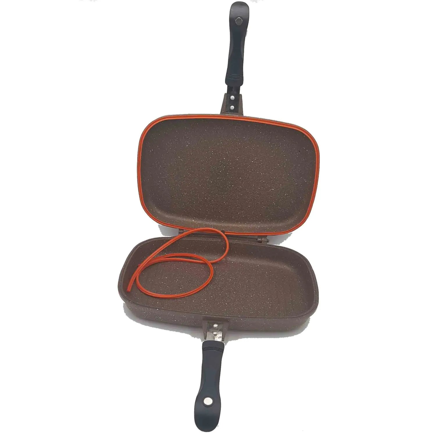 Tigaie Dublă cu Interior Antiaderent, Garnitură din Silicon, 36 cm - imagine 7