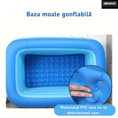 Piscină Gonflabilă Dreptunghiulară XXL, 3 Inele, 300 x 172 x 54 cm