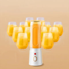 Set blender portabil 40W, 10 lame, 1500mAh, alb