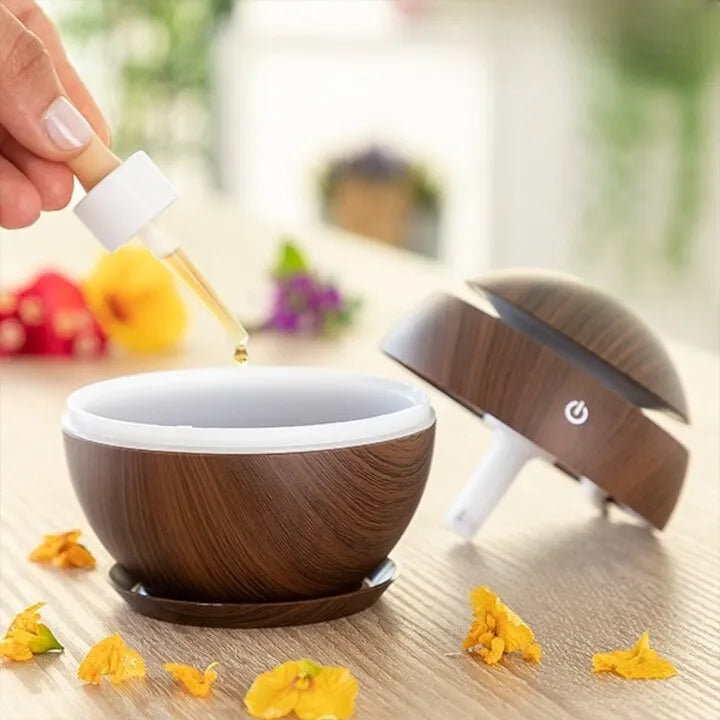 Umidificator Ultrasonic și Difuzor de Uleiuri Esențiale 200 ml - imagine 2