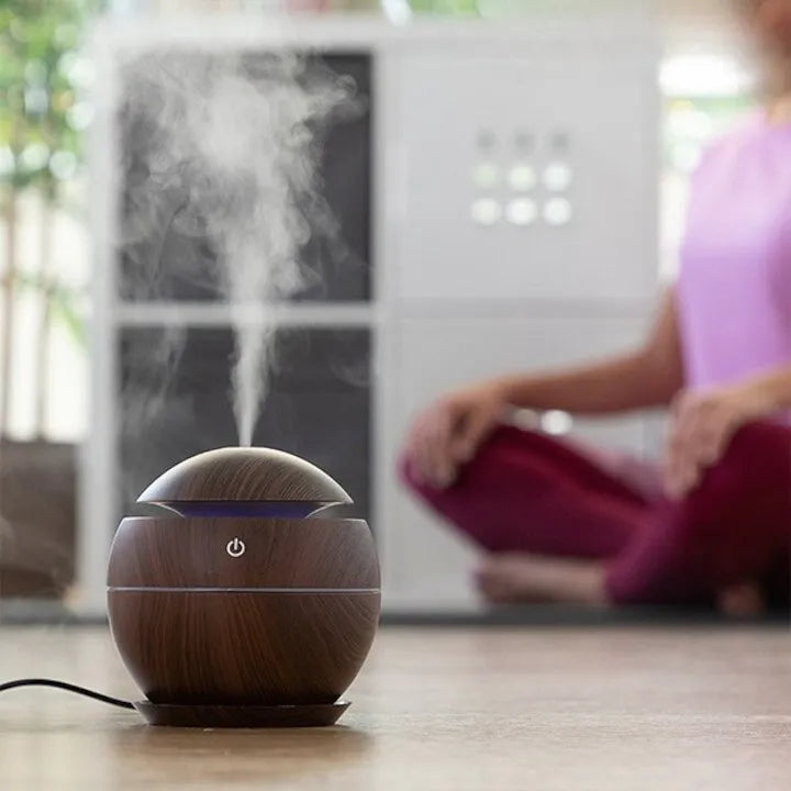 Umidificator Ultrasonic și Difuzor de Uleiuri Esențiale 200 ml - imagine 4