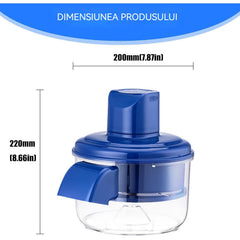 Curățător Electric pentru Fructe și Usturoi cu Funcție Rapidă
