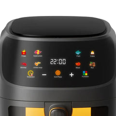 Friteuză cu Aer Cald 8L – 2400W, Touch LCD, Fără Ulei, Gătit Sănătos - imagine 5