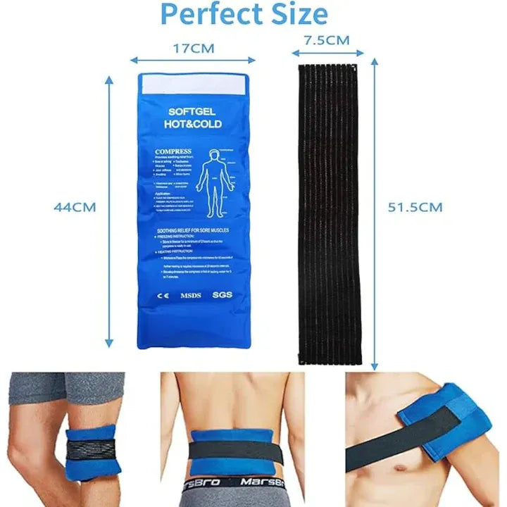 Compresă cu Gel Reutilizabilă pentru Terapie Cald/Rece - imagine 7
