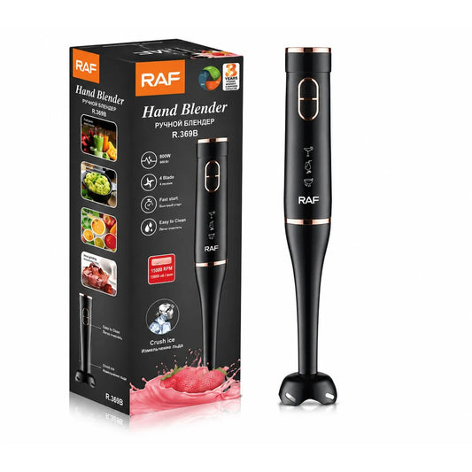 Blender Vertical 800W cu 4 Lame Inox, Funcție Crush Ice, 15000 RPM