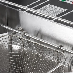 Friteuză Electrică 5.5L, 2500W, Termostat Reglabil, Coș Detașabil, Carcasă din Oțel Inoxidabil