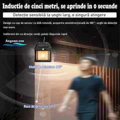 Lampă Solară Exterior LED IP65 Impermeabilă pentru Grădină și Terasă